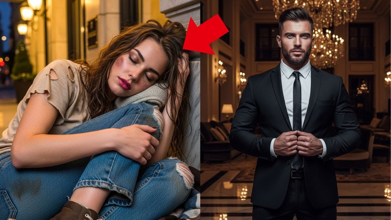 SEM TER ONDE MORAR, ELA DORMIU NA PORTA DE UM HOTEL… SEM SABER QUE ERA DO PRÓPRIO DONO MILIONÁRIO!