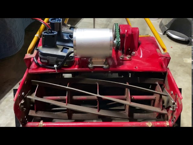 Mclane 20 electric reel mower conversion project 