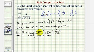 Ex:  Infinite Series - Limit Comparison Test (Radical, Divergent)