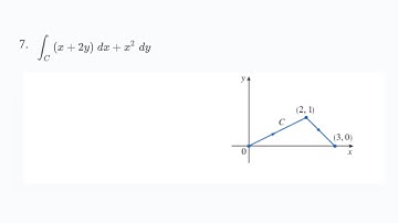 Evaluate the line integral, where C is the given plane curve - Problem 16.2.7 Cengage Calculus