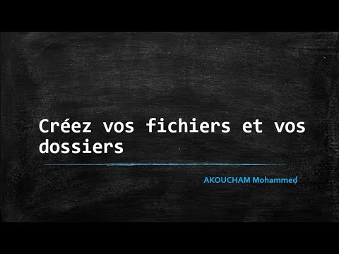 Créez  vos fichiers et vos dossiers avec les commandes mkdir et touch