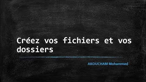 Créez  vos fichiers et vos dossiers avec les commandes mkdir et touch