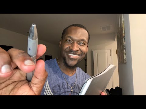 ASMR Measuring and Drawing Your Face📐✍️ (personal attention)