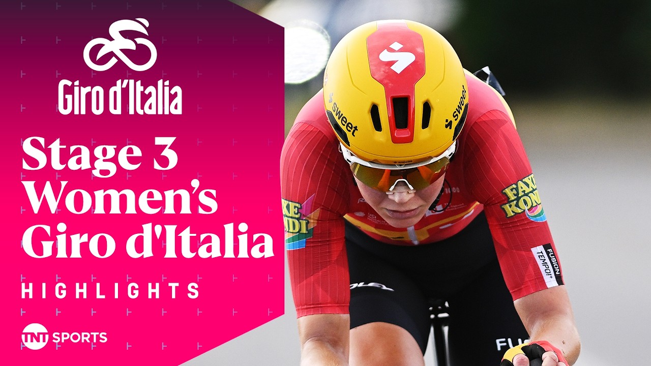 TENSE RACE! π₯ | 2026 Giro d'Italia Women Stage 3 Race Highlights | TNT Sports Cycling