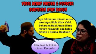 Viral Sheikh Minum Racun buktikan Hadits Nabi Pendeta takut bilang ayat Bible tdk Valid Reaksi Video