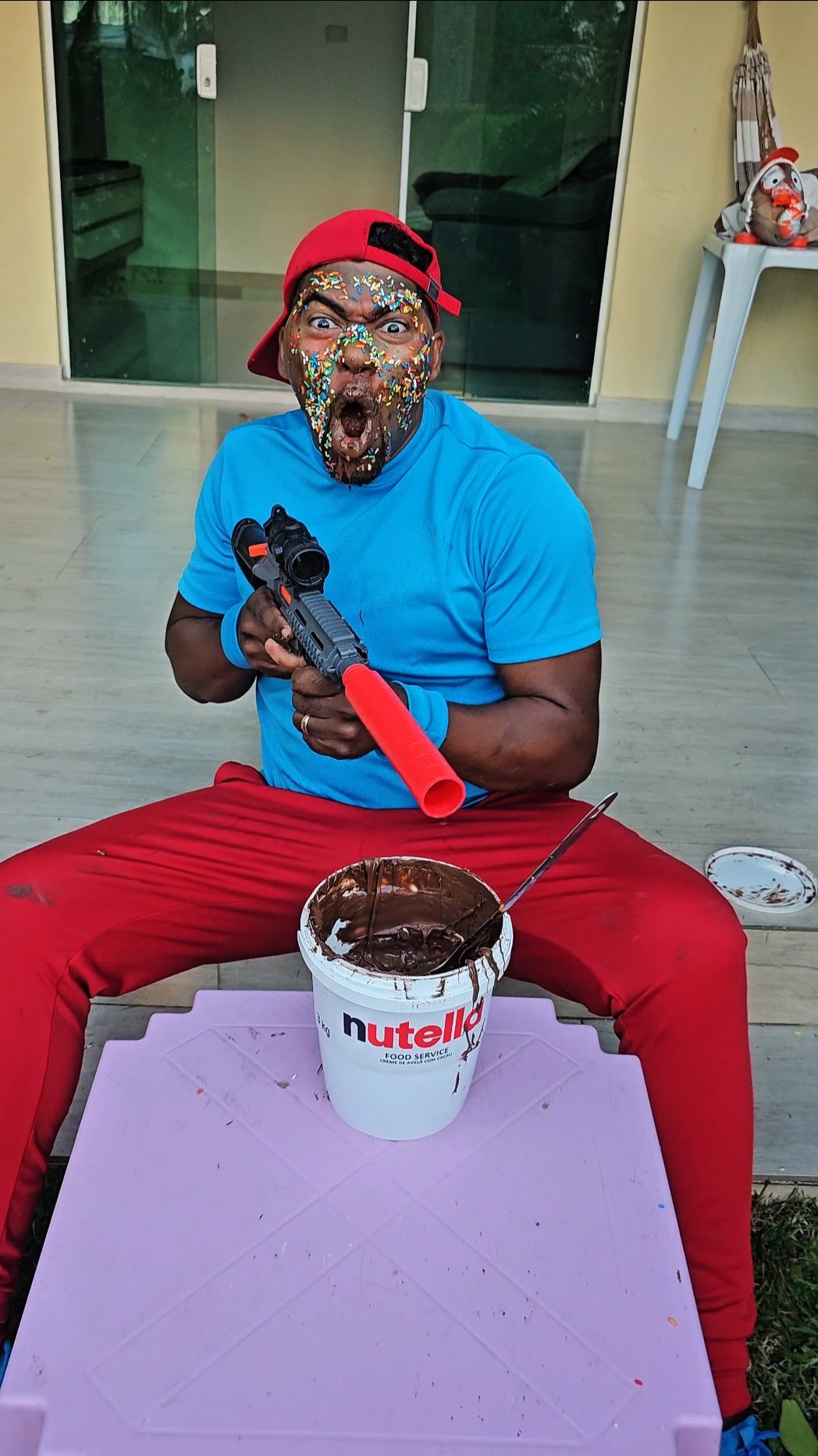 Ivanildo  Very Funny Nutella??‍?? #comedy #mood #colors #ball #funnyvideo #pool #like #shorts