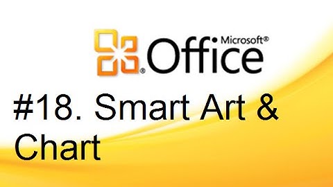 Lesson #18 Smart ART & Chart (MS Office Word 2007/2010 Tutorial in Hindi & Urdu)