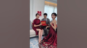Mẹ chồng mặc sườn xám đỏ xinh đẹp quá  #cheongsam #wedding #aodaiviendong