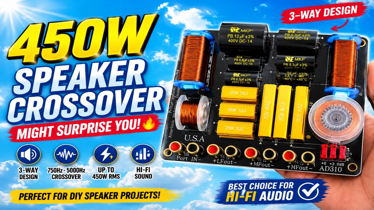 This 450W Speaker Crossover Might Surprise You! 🔥 - YouTube