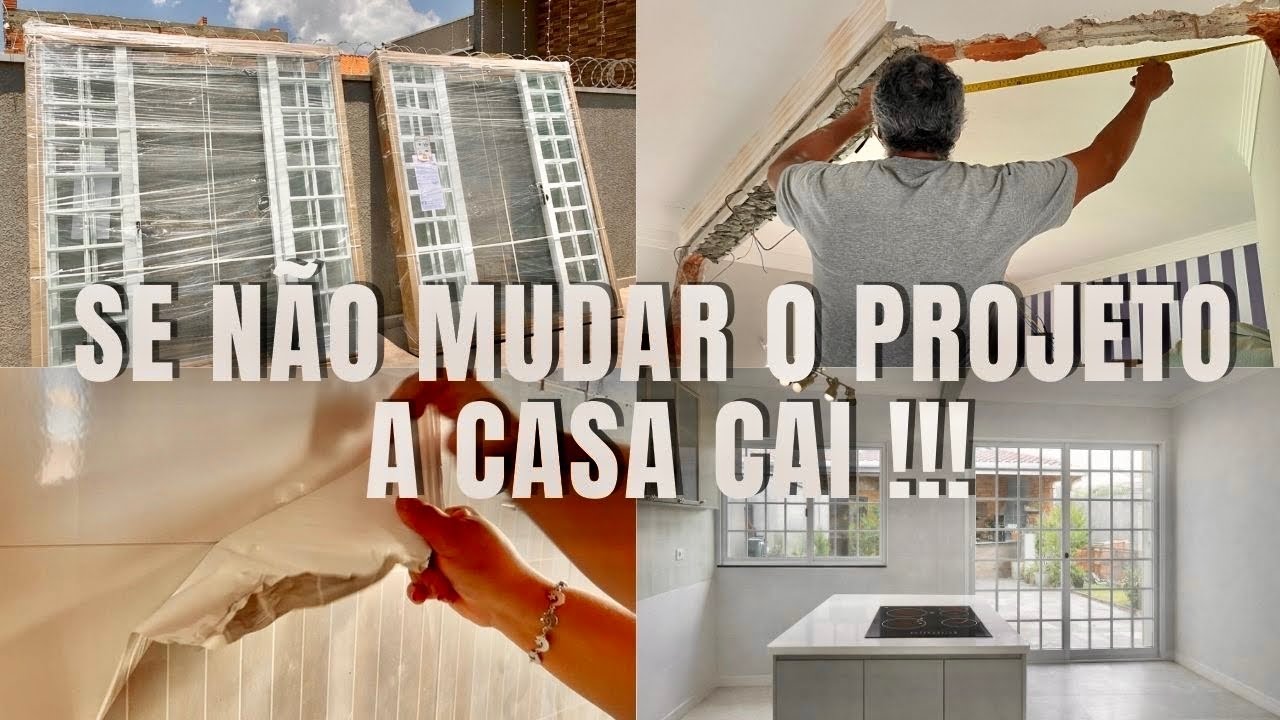 MUDANÇA NO PROJETO DE ULTIMA HORA, QUASE DERRUBAMOS A CASA, AS PORTAS DOS SONHOS CHEGARAM
