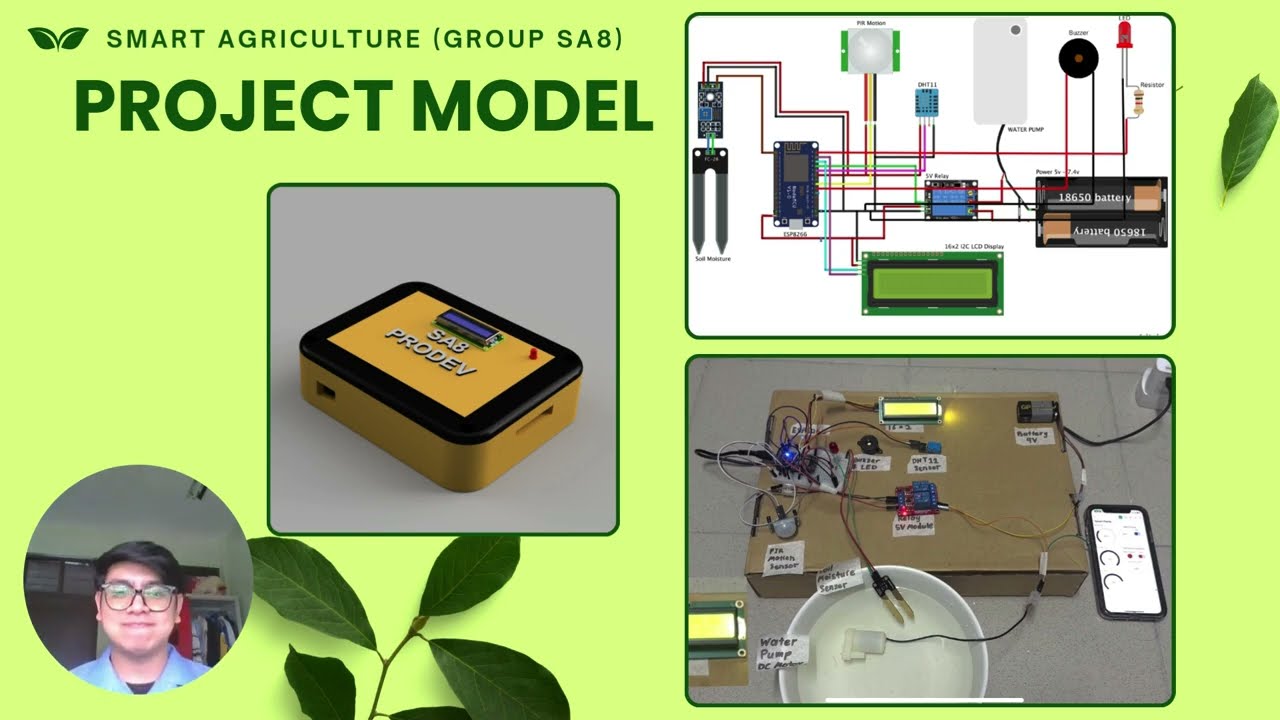 Smart Plant Monitoring With Pest Animal Detection Protection System - IDP (SA8)