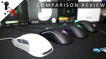 SS Rival 300 VS DeathAdder Chroma VS Mamba TE VS EC2-A Comparison Review