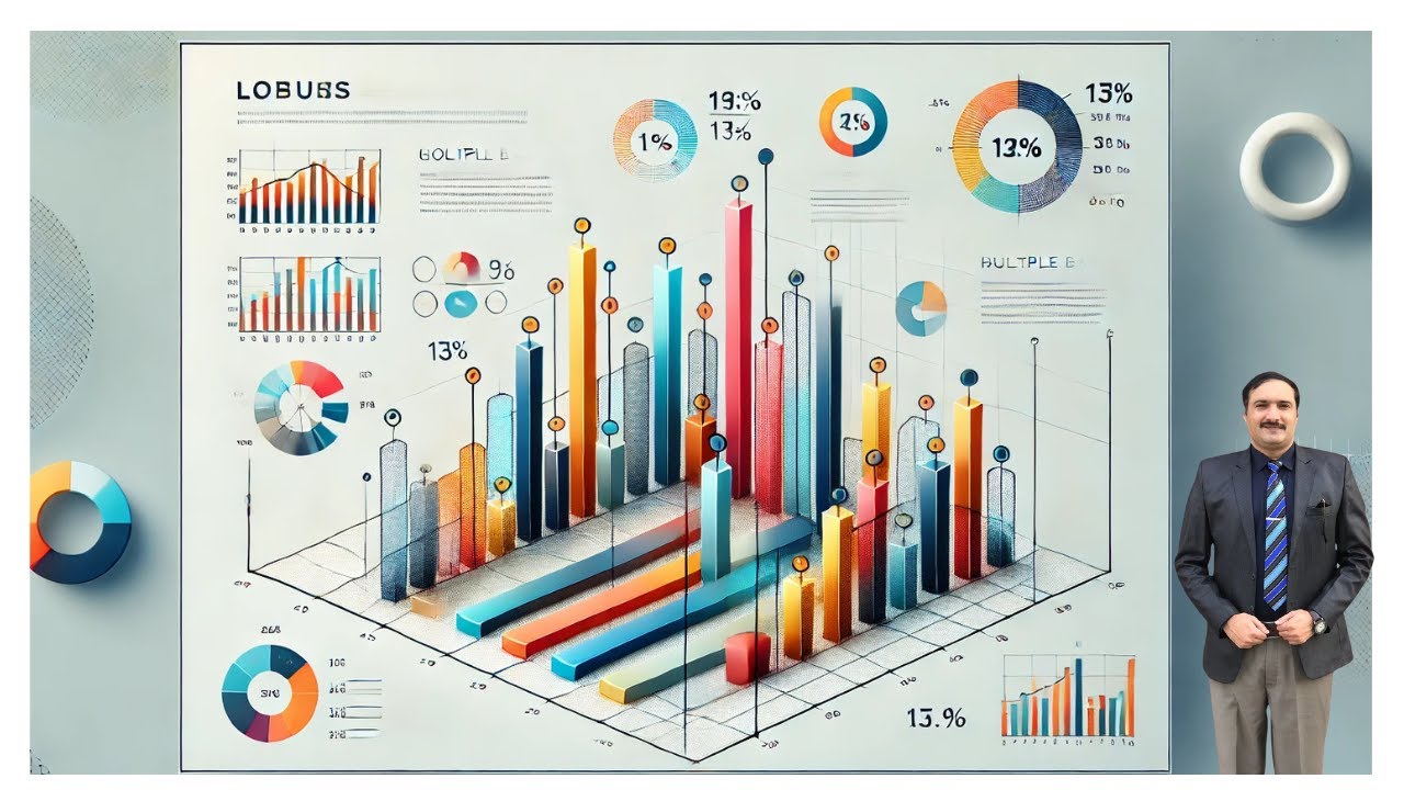 Multiple Bar Chart | Charts in Statistics | ARSHAD HAMEED | Trick stats ...