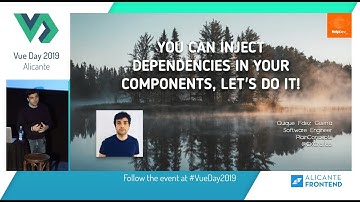 You can inject dependencies in your components, let