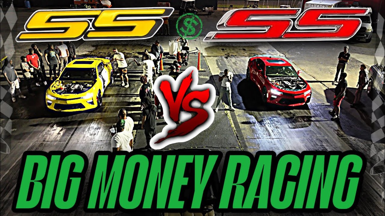 CAMARO VS CAMARO *BIG MONEY RACING* - YouTube