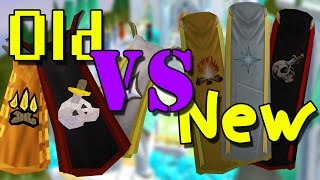 Runescape: Skill Capes - Old vs New Level 99 Skill Capes Comparison