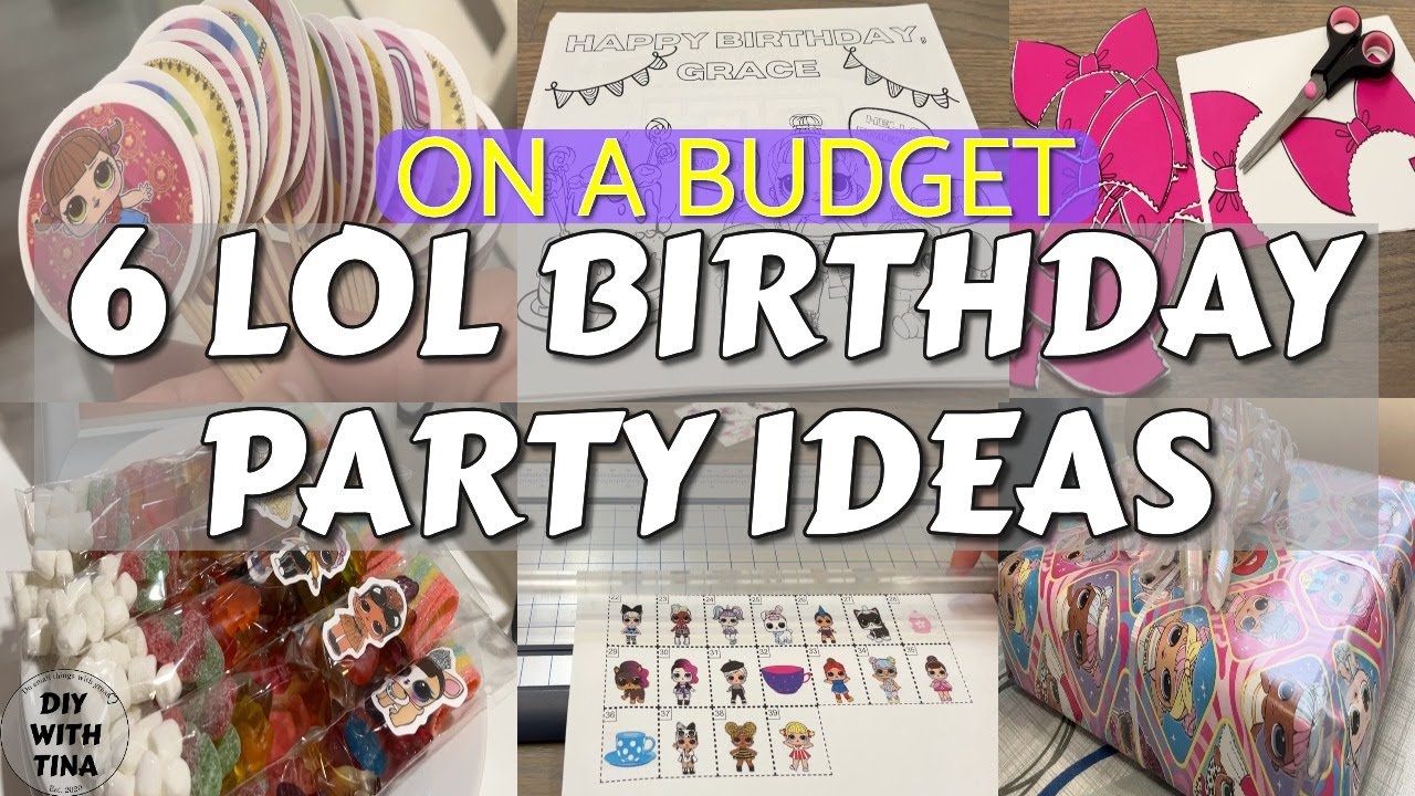 LOL Surprise Birthday Banner - 10.5-Foot Happy Birthday Letters With Number Stickers