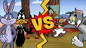 M.U.G.E.N Battles | Bugs Bunny/Daffy Duck vs Tom/Jerry