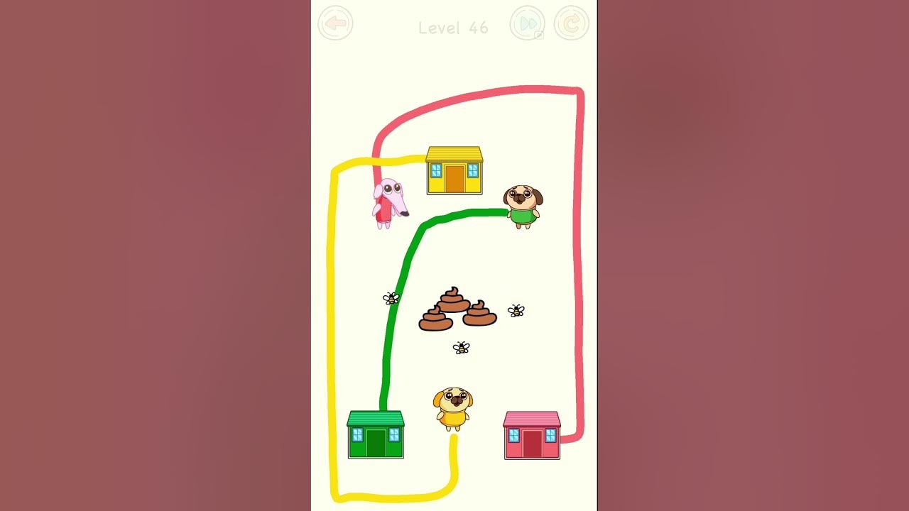 Gameplay Draw to Home Brain Puzzle Level 46 YouTube