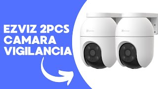 Cámara Seguridad Exterior EZVIZ 4 MP WiFi - 360° Panorámica, Visión Nocturna Color, Detección IA | Impermeable IP65, Conversación Bidireccional
