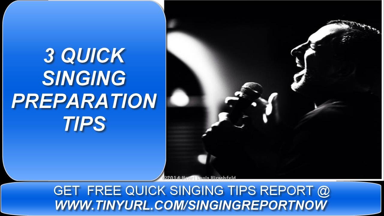 Singing Preparation Tips - Free Online Singing Course - YouTube