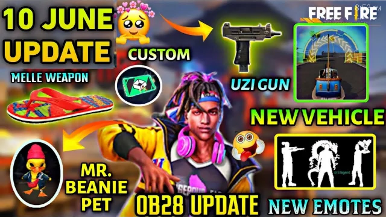Ob28 Update |All details about OB28 Update of Free fire|New Character|New Pet|New Gun|settings