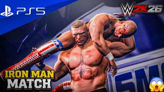 Famous FULL MATCH | Kurt Angle Vs Brock Lesnar 60 Minute Iron Man Match | WWE 2K26 PS5 4K Gameplay Net Worth