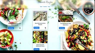 Dynamic Recipe Finder - Web Application Programming I (Final Project) screenshot 5