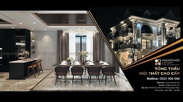 Thiết Kế Thi Công Biệt Thự Cao Cấp - Nội Thất Gỗ Óc Chó