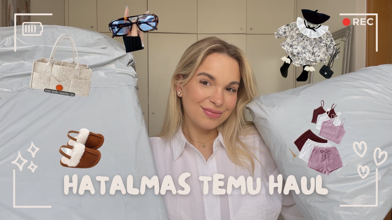 HATALMAS TEMU HAUL 🤩🤩 ÉLETEM LEGJOBB HAUL-JA!