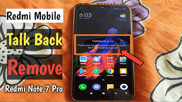 Mi Mobile Talk Back Off || How to Remove TalkBack In Mi phone, how to disable TalkBack in redmi