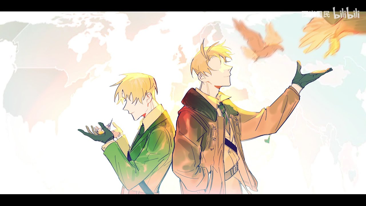 【手描きAPヘタリア|USUK/米英】Patchwork Staccato  (Hetalia Vietsub/Engsub)