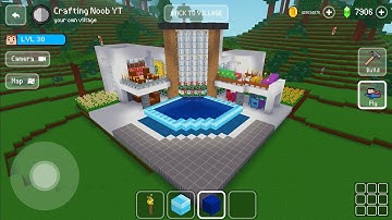Modern Mansion - Block Craft 3d: Building Game