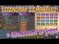 Legendary Dismantled For 250k Gold Item!! BONUS Light of Dawn | Crusaders of Light