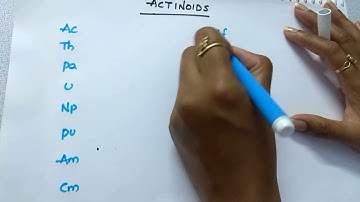 f Block tricks for Actinoids.