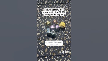 20,000 dice goblins day 24 #dnd #dice