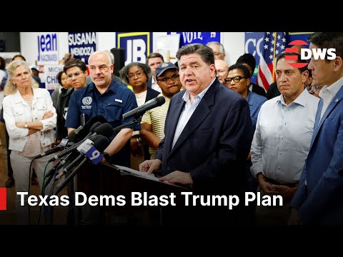 FULL PRESSER: Texas Democrats TORCH Trump Redistricting Plan in Chicago | AC1E