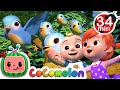 Itsy Bitsy Birdie + @Cocomelon - Nursery Rhymes  | Nursery Rhymes | Baby Cartoons | Moonbug Kids
