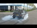 THE ULTIMATE SLEEPER? VW GOLF1 with 400hp R32 VR6 Turbo Engine - INSANE Anti Lag and BURNOUTS!