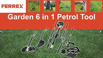 Quick Start Guide - ALDI Ferrex 6 in 1 Petrol Multi Garden Tool