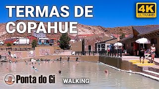 [4K] PARAÍSO TERMAL en COPAHUE 2023 NEUQUÉN #walkingtour al pie de la cordillera PATAGONIA ARGENTINA