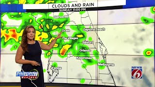 Mild night ahead in Orlando area as showers return Sunday