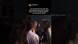 Famous Zendaya seemingly ignores Sydney Sweeney and fans noticed Net Worth