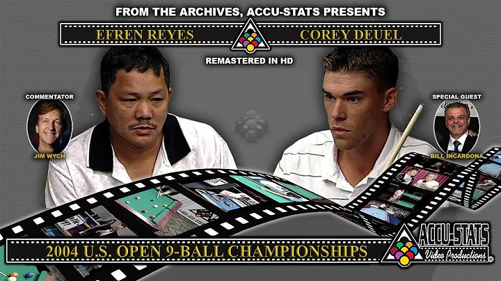 9-Ball - COREY DEUEL vs EFREN REYES - 2004 US Open 9-Ball Championship