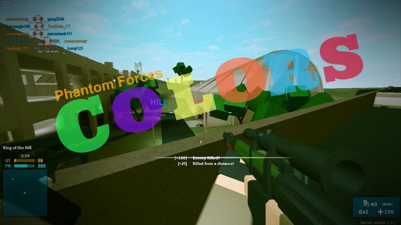 Phantom Forces Sniping Montage - Colors
