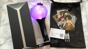 BTS OFFICIAL ARMY BOMB VER 3 LIGHTSTICK UNBOXING| AUTHENTIC!