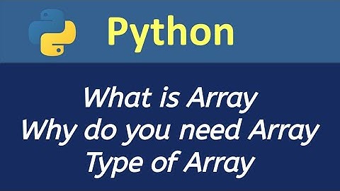Array Python in Hindi