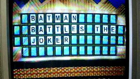 Playstation Wheel of Fortune 2nd Edition Run Game 15 Part 1