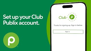 Club Publix – Set up your account. screenshot 1
