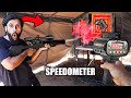 TESTING THE TOP SPEED OF DANGEROUS WEAPONS!! (ARROWS, THROWING KNIVES,  AIRGUN AND MORE!!)